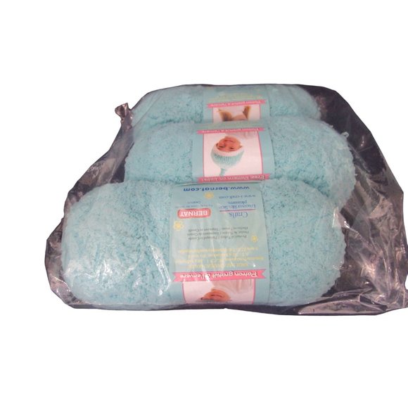 Bernat Lu Lu Silly Sky Three Skeins New Sealed Nylon Machine Washable - Picture 8 of 10